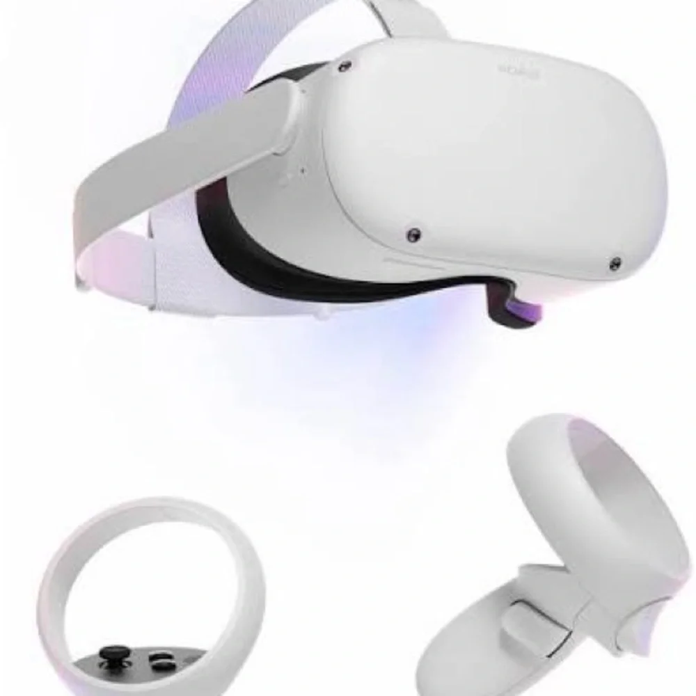 VR Headset with Controllers - White